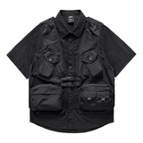 Camisas Techwear Cargo Para Hombre  Hi Tactical  Ropa De Tra