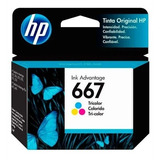 Cartucho Tinta Hp 667 Color 3ym78al Original 1275 2374 2375