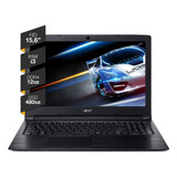 Notebook Acer 15p Aspire 3 Intel I3 12gb Ram 480gb Ssd Win10 Color Negro