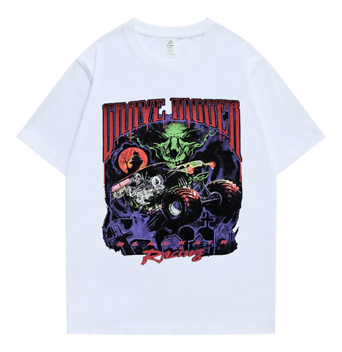 Playera Streetwear Hombre Playera Hip Hop Oversize Devil R