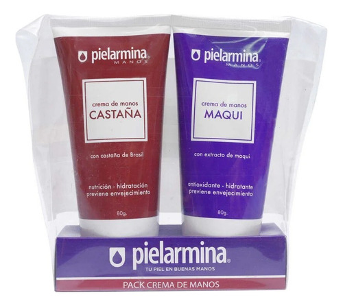 Pack Crema Manos Castaña Hidrata + Maqui Antioxidante 80 Grs