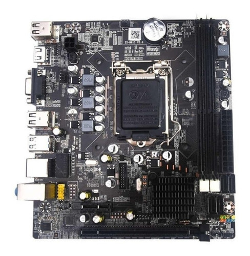 Placa Mãe 1155 H61 Ddr3 Suporta Core I7/i5/i3 Nf-e P/entrega