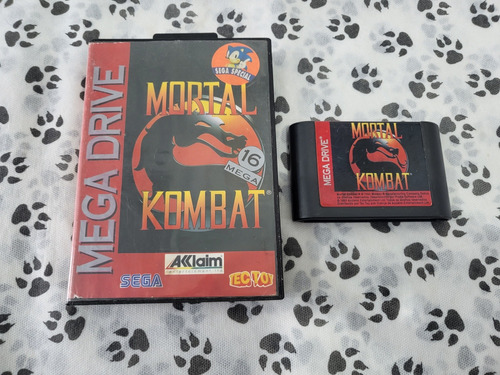 Mortal Kombat Tectoy Original Na Caixa Para Mega Drive 