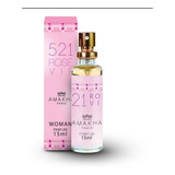 Perfume Feminino 521 Rosé Vip Amakha Paris 15ml Bolso Bolsa