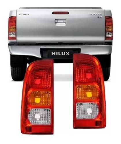 Juego De 2 Faros Traseros Toyota Hilux 2005 2006 2007 2008 2009 2010 2011 Foto 5