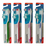 Kit 12 Unid Escova De Dente Adulto Média Dura Infantil Macia