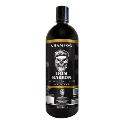 Shampoo Don Barbon Con Minoxidil Y Biotina 1 L | MercadoLibre