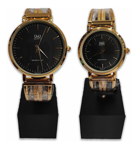 Reloj Pareja Qyq Pulso Esqueleto+ Envío Gratis