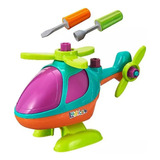 Helicóptero Monta E Desmonta Ludi Club - Usual Brinquedos