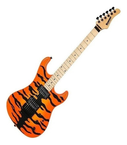 Guitarra Eléctrica Kramer Pacer Vintage Orange Tiger