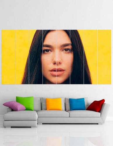 Cuadro Poliptico Dua Lipa Art Personalizado Xxl 192x100cm