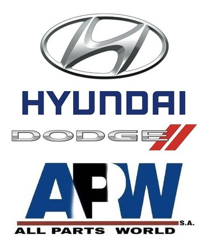 Faro Antiniebla Hyundai Accent/ Dodge Brisa (96-06) Amarillo Foto 4