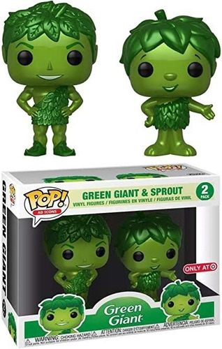 Funko Pop! Ad Icons Green Giant & Sprout Gigante Verde 2pack