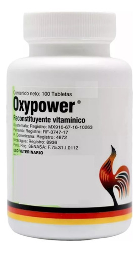 Alimento Oxypower & Vitaminas B12 & 100 Tabletas
