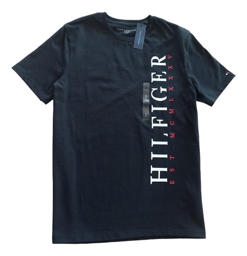 Playera Tommy Hilfiger Original Talla S Color Negro