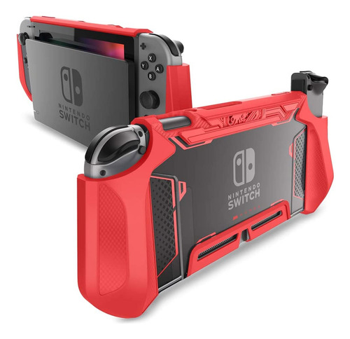 Funda Para Consola Nintendo Switch Y Mando Joy-con Rojo