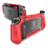 Funda Para Consola Nintendo Switch Y Mando Joy-con Rojo
