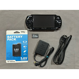 Psp Slim Modelo 3000 Piano Black Con 64gb Llena De Juegos