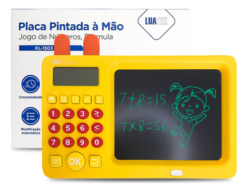 Lousa Tablet Infantil Com Jogos Pedagógicos
