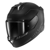 Casco Integral De Moto Shark Skwal I3 Negro Mate Sp Con Led 