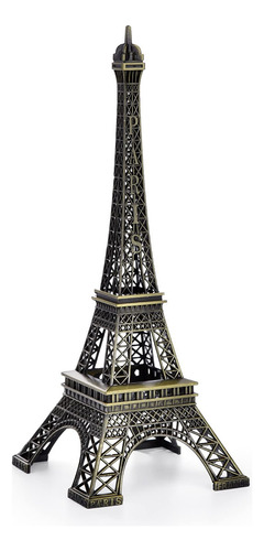 Estatua De La Torre Eiffel, Decorativa De Metal De París Fra