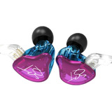 Auriculares In Ear Kz Acoustics Zst C/ Mic Monitoreo Violeta