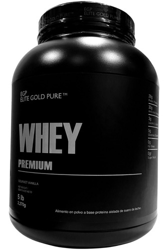 Whey Premium 5 Lb Egp Elite Gold Pure 5lb 5 Libras Proteina Limpia