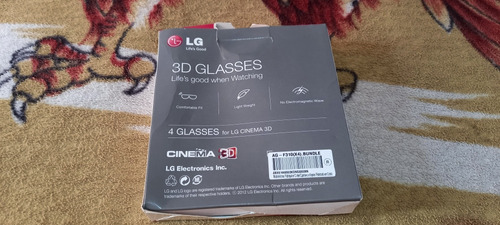 Kit 4 Lentes 3d LG Cinema 3d -audiopatagonia-