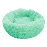 Cama Mascotas Antiestres Circular Felpa M