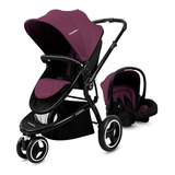 Cochecito Coche Bebe Ferro Carestino Jogger Mora +accesorios