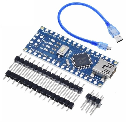 Arduino Nano V3 At Mega 328, Ch340 + Cable