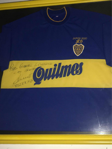 Camiseta Boca Juniors Japon 2000 Firmada Palermo