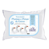 Travesseiro Daune 30% Penas E 70% Plumas De Ganso - Branco 