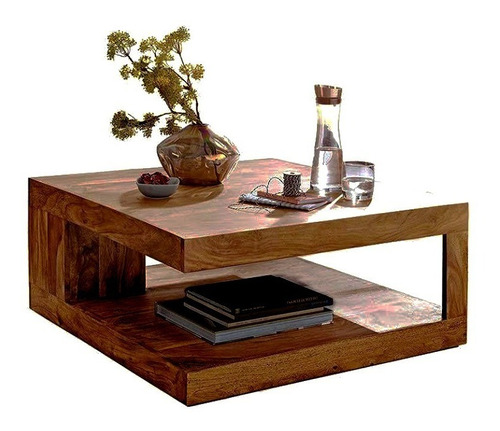 Mesa Auxiliar De Madera De Sala 80x80cm Mesa De Centro