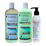 Han Shampoo+enjuague Biotina C/hialuronico + Tonico In One