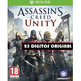 Assassins Creed Unity Digital 25 Dígitos Original Xbox One