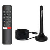Kit Controle Remoto Para Tv Tcl / Semp + Antena Digital