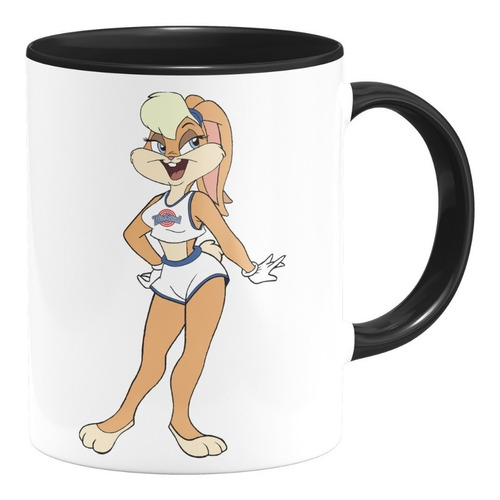 Taza Interior De Color Lola Bunny Looney Tunes Space Jam