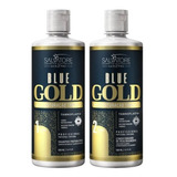 Kit Blue Gold Realinhamento Capilar 500 Ml