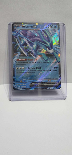 Tarjeta Carta Pokemon Go Legendario Suicune Ex Pikachu Tcg