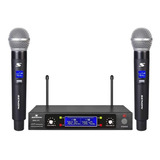 2 Microfono Inalambrico Profesional Uhf De Mano Senon Wmu311