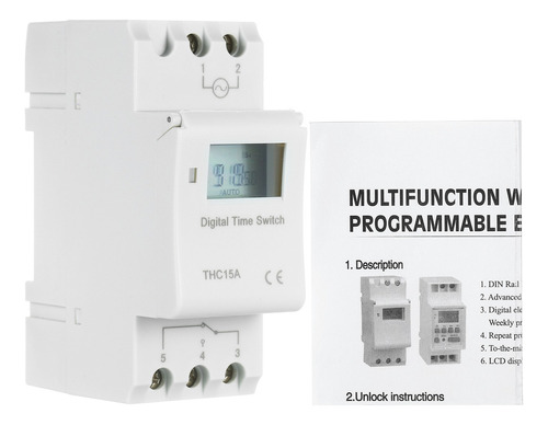 Interruptor De Riel De Montaje Swtich Relé Programable