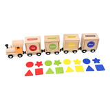 Train Toys Juego Magnético Clasificador De Formas Y Colores