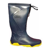 Botas De Lluvia Náutica Marine Calfor Pampeana Cuello Cordon