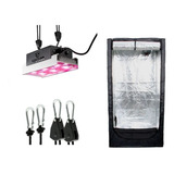  Kit Indoor Led Carpa 80x80 + Led 300w Specled + Poleas