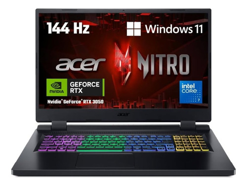 Acer Nitro 5 144hz 3ms Core I7 11800h/ 16gb/ 512gb/ Rtx 3050