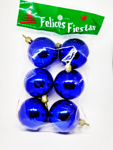 Bolas Navideñas Nº5 Metalizadas