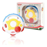 Sonajero Pandereta Con Luz Y Sonido A Pila - Sheshu Toys