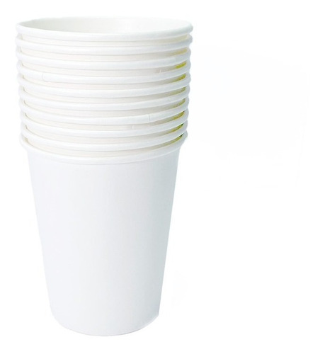 100 Vasos Polipapel Kraft 6 Oz O 180 Cc. Sin Tapa.