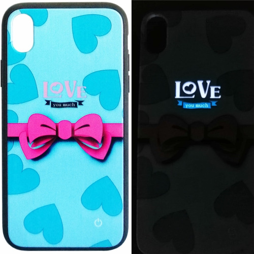 Funda Para iPhone XR - Novedad Led !!! - Love - Nuevas !!!